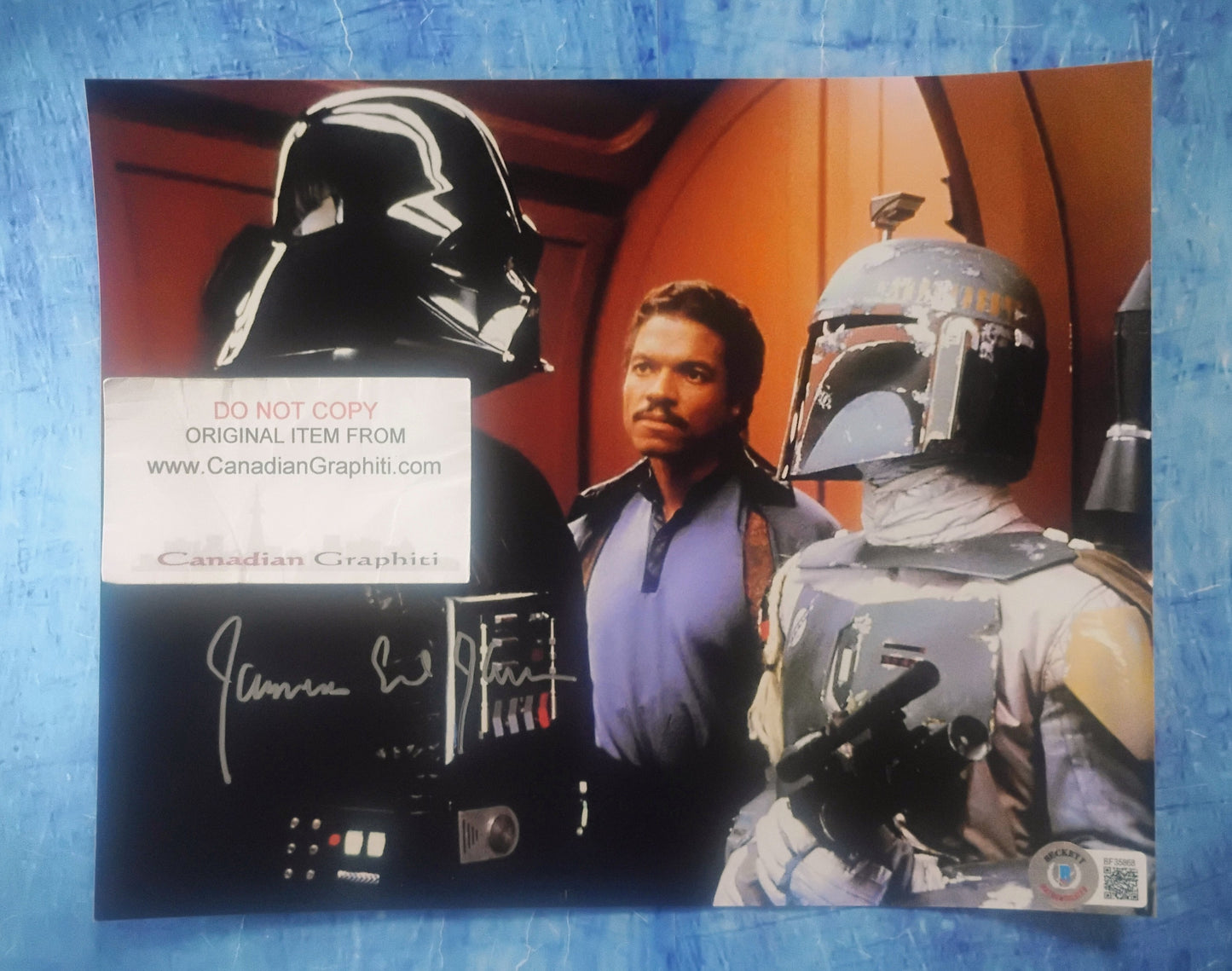 James Earl Jones Hand Signed Autograph 8x10 Photo BAS COA Star Wars