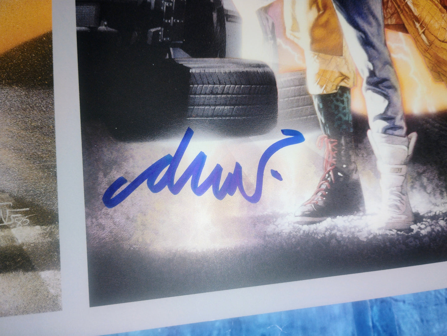 Drew Struzan Hand Signed Autograph Back To The Future Artwork Print COA