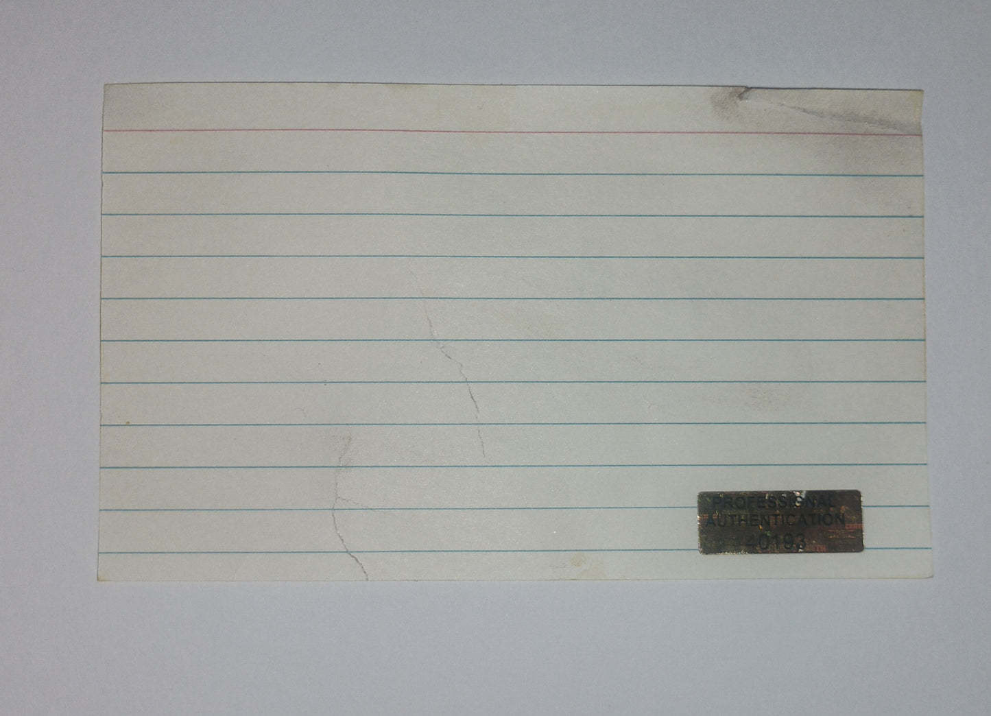 Jackie Coogan Hand Signed Autograph Index Card COA The Addams Family