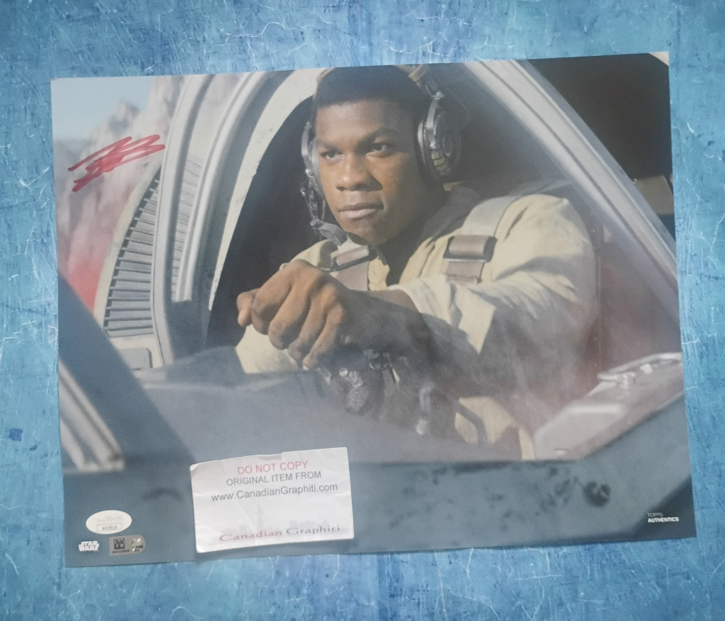 John Boyega Hand Signed Autograph 11x14 Photo JSA COA Star Wars