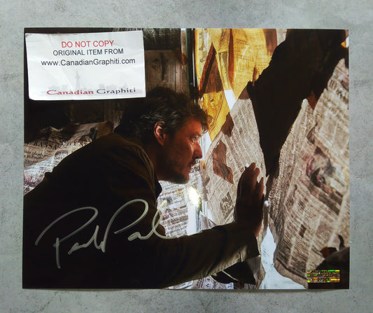 Pedro Pascal Hand Signed Autograph 8x10 Photo COA The Last Of Us