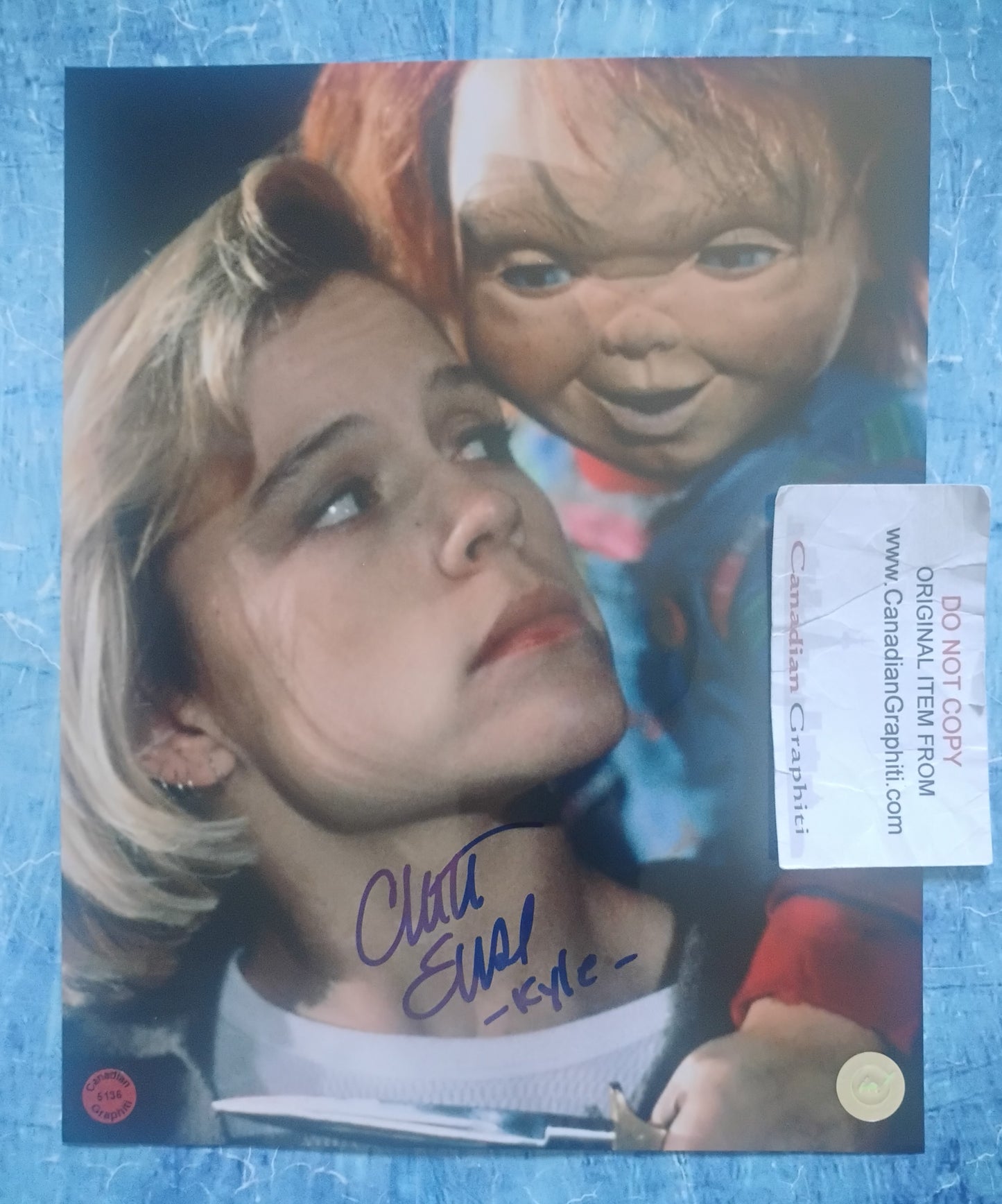 Christine Elise Hand Signed Autograph 8x10 Photo COA Child's Play