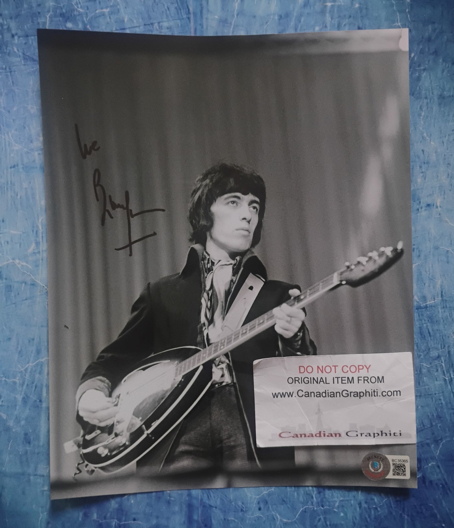 Bill Wyman Hand Signed Autograph 8x10 Photo BAS COA Rolling Stones