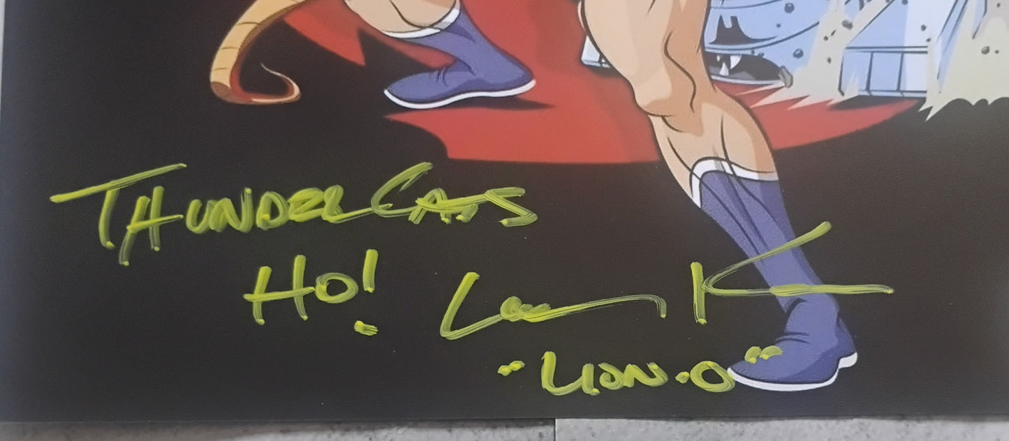 Larry Kenney Hand Signed Autograph 8x10 Photo BAS COA Thundercats