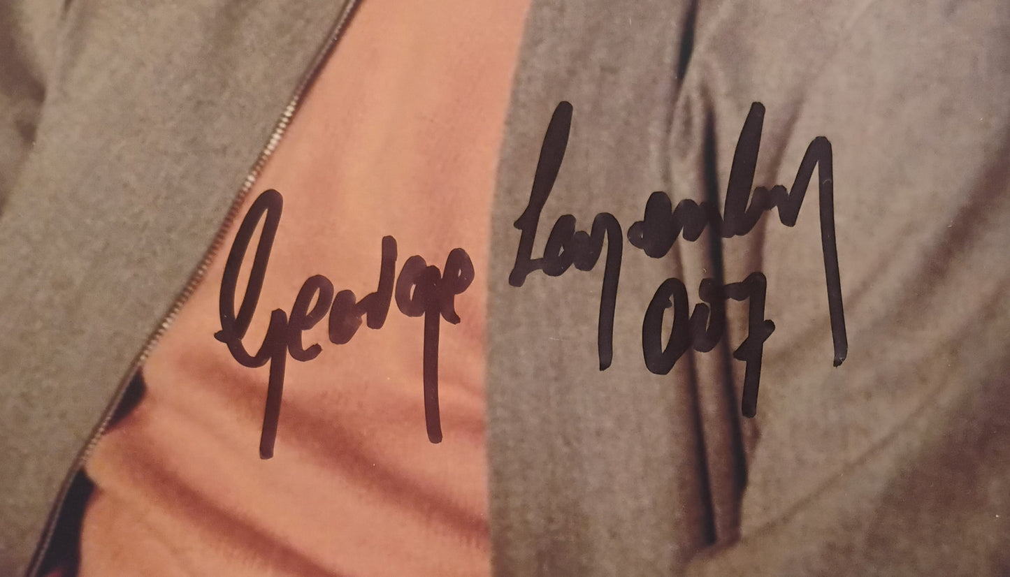 George Lazenby Hand Signed Autograph 8x10 Photo JSA COA James Bond
