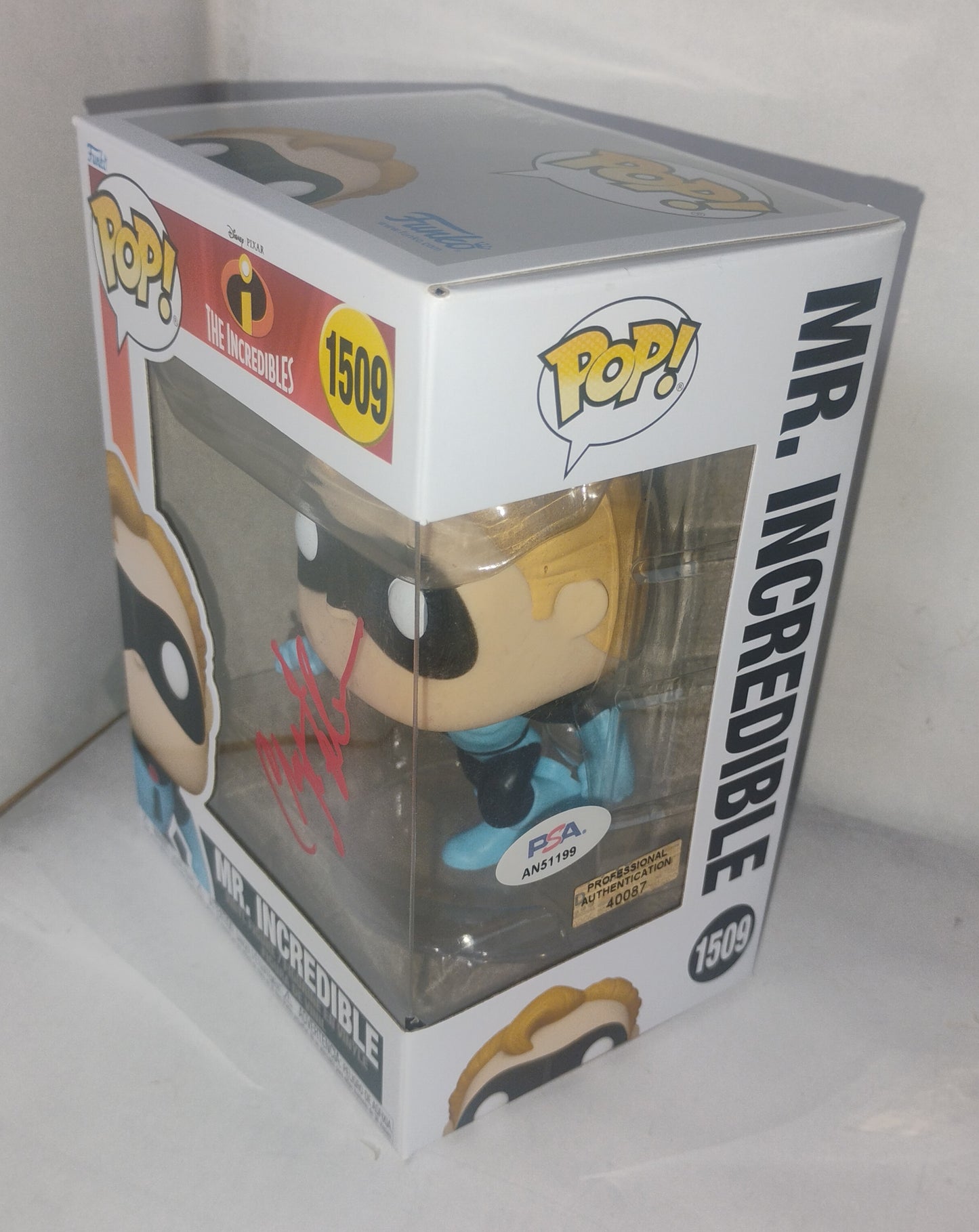 Craig T Nelson Hand Signed Autograph Funko Pop PSA COA The Incredibles