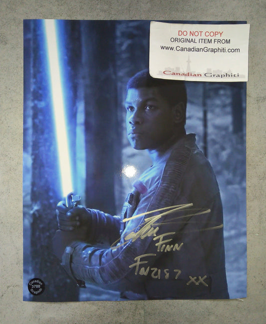 John Boyega Hand Signed Autograph 8x10 Photo COA Star Wars