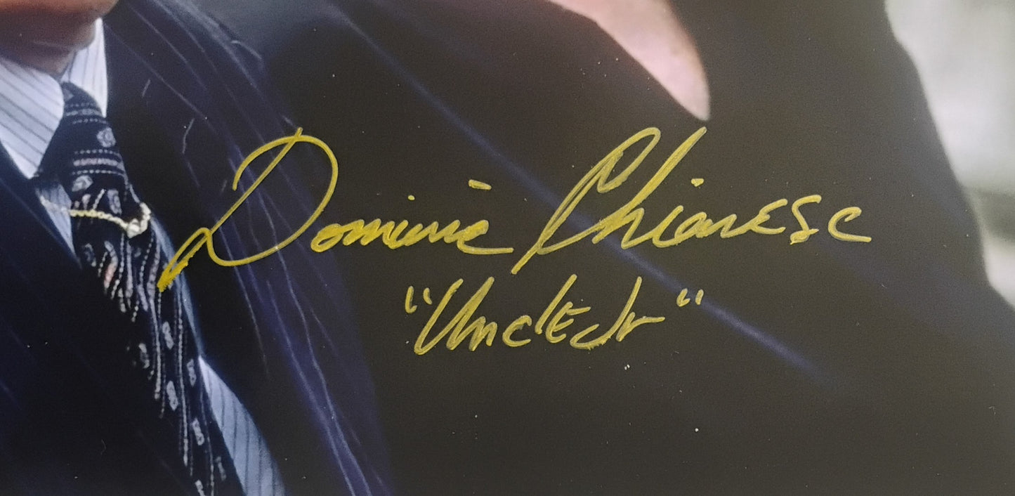 Dominic Chianese Hand Signed Autograph 8x10 Photo COA The Sopranos
