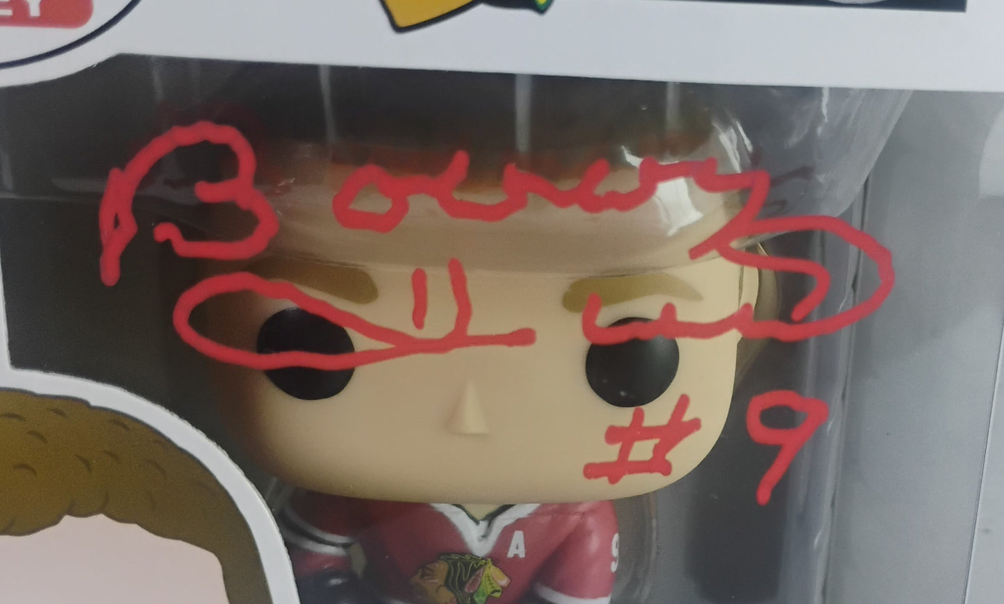 Bobby Hull Hand Signed Autograph Funko Pop COA Chicago Blackhawks