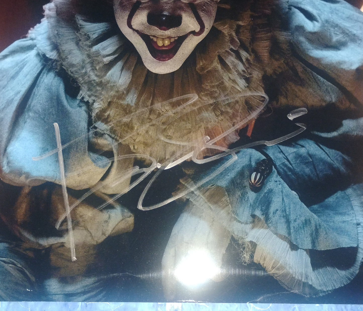 Bill Skarsgard Hand Signed Autograph 11x14 Photo COA Pennywise