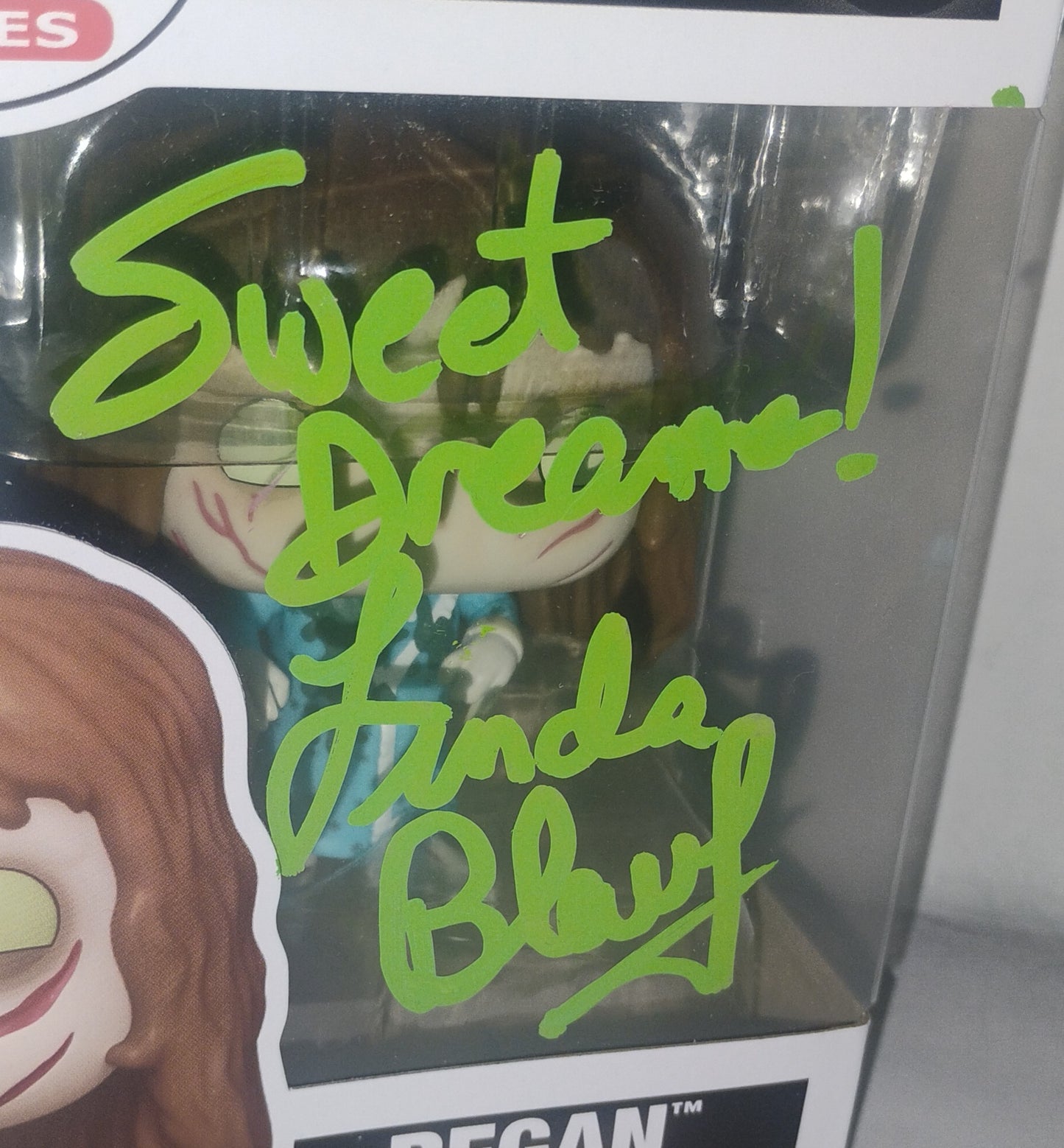Linda Blair Hand Signed Autograph The Exorcist Funko Pop COA