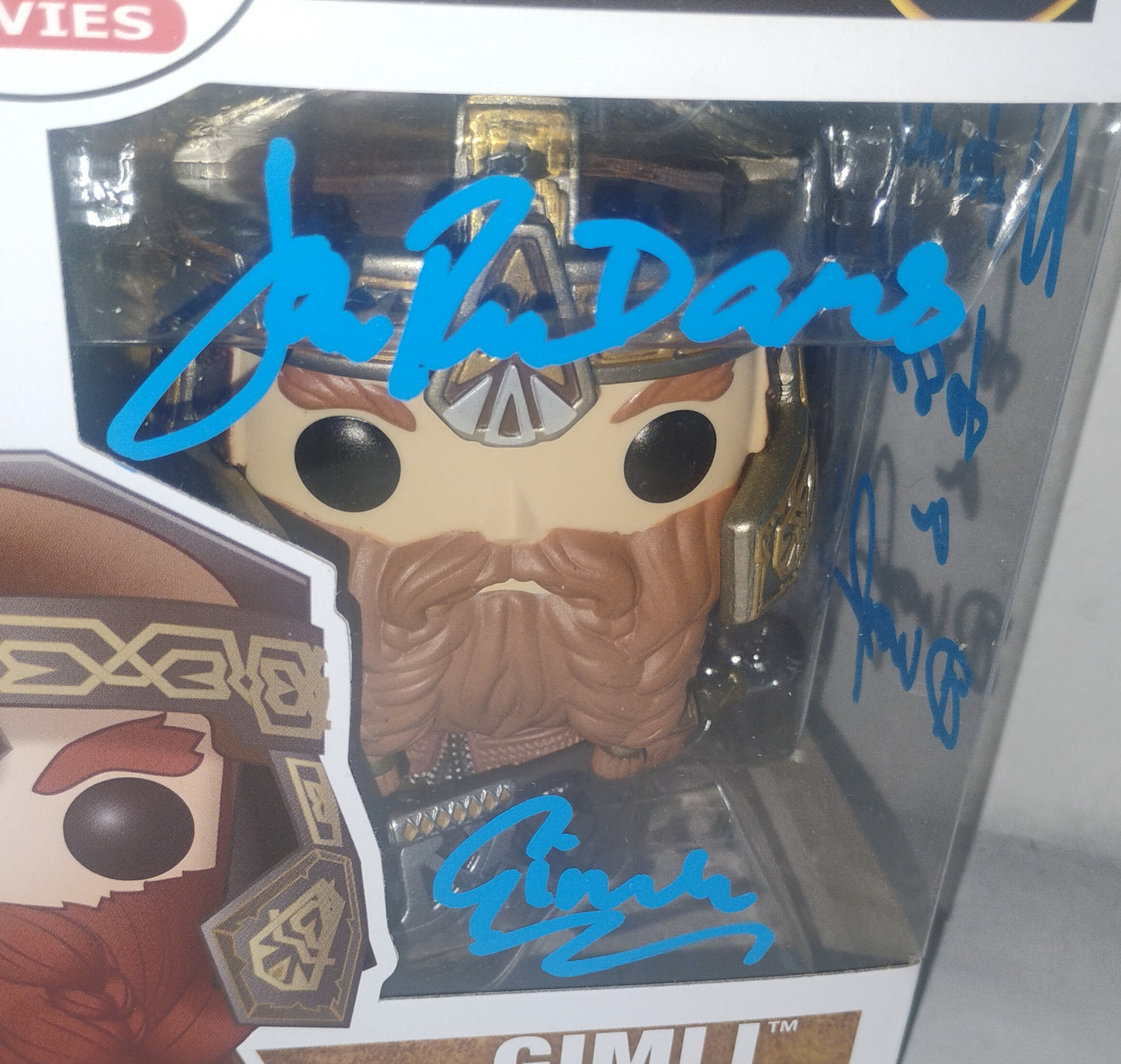 John Rhys-Davies Hand Signed Autograph Lord Of The Rings Funko Pop OPix COA
