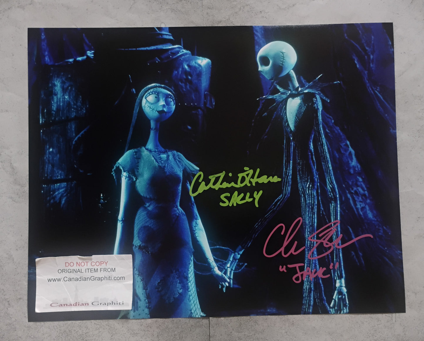Chris Sarandon & Catherine O'Hara Hand Signed Autograph 11x14 Photo COA The Nightmare Before Christmas