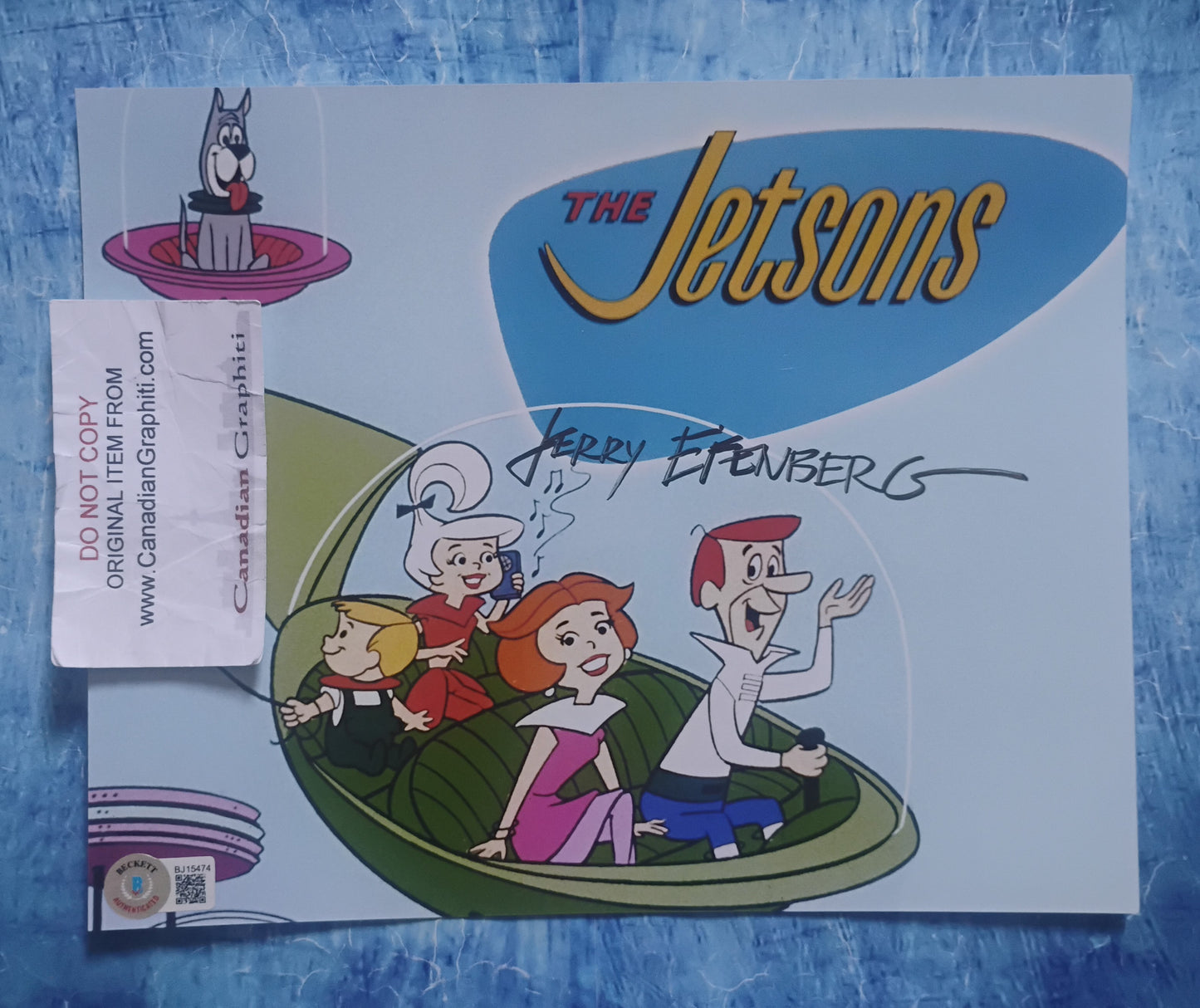 Jerry Eisenberg Hand Signed Autograph 8x10 Photo BAS COA The Jetsons
