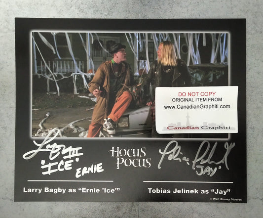 Larry Bagby & Tobias Jelinek Hand Signed Autograph 8x10 Photo COA Hocus Pocus