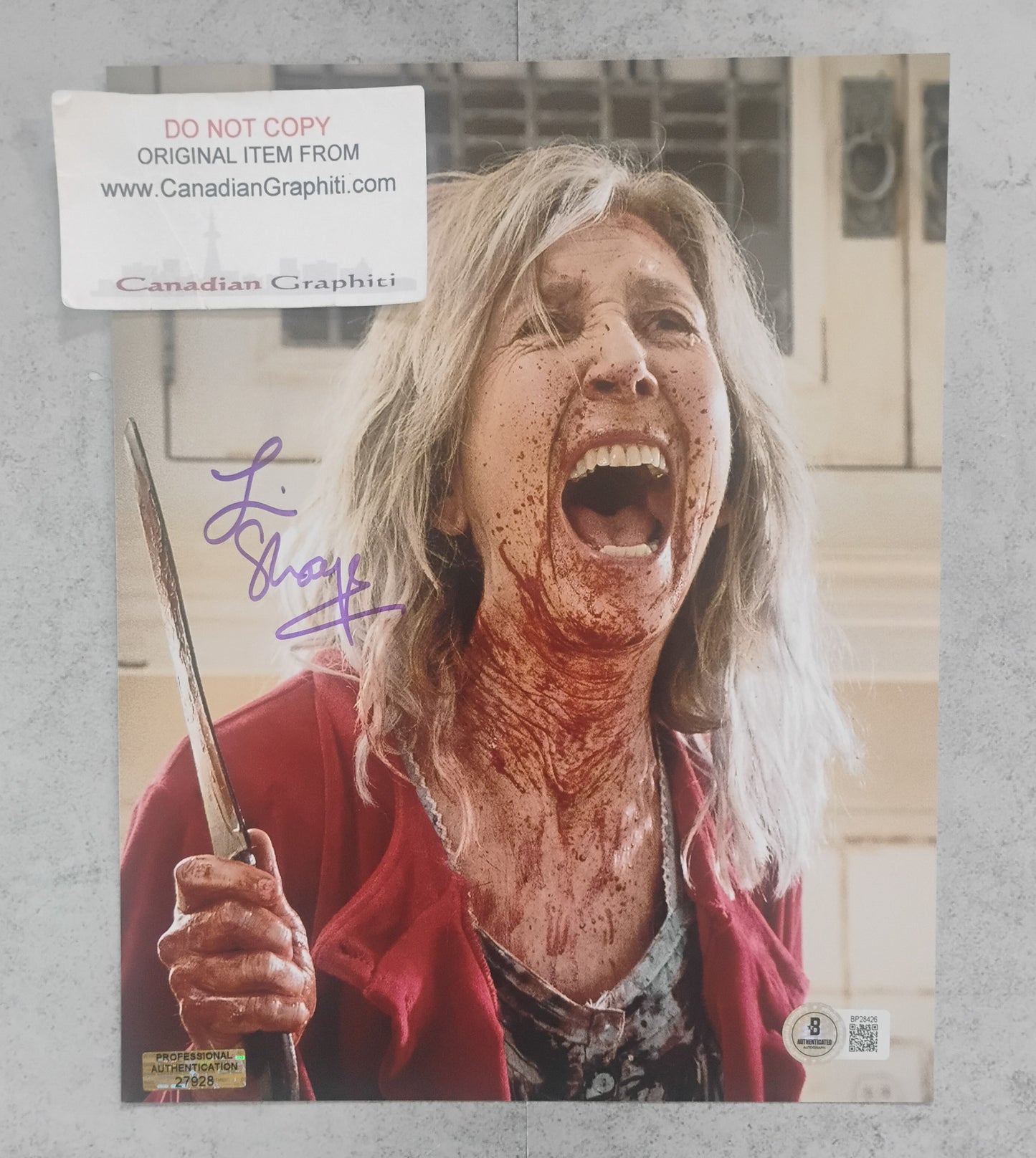 Lin Shaye Hand Signed Autograph 8x10 Photo BAS COA The Grudge