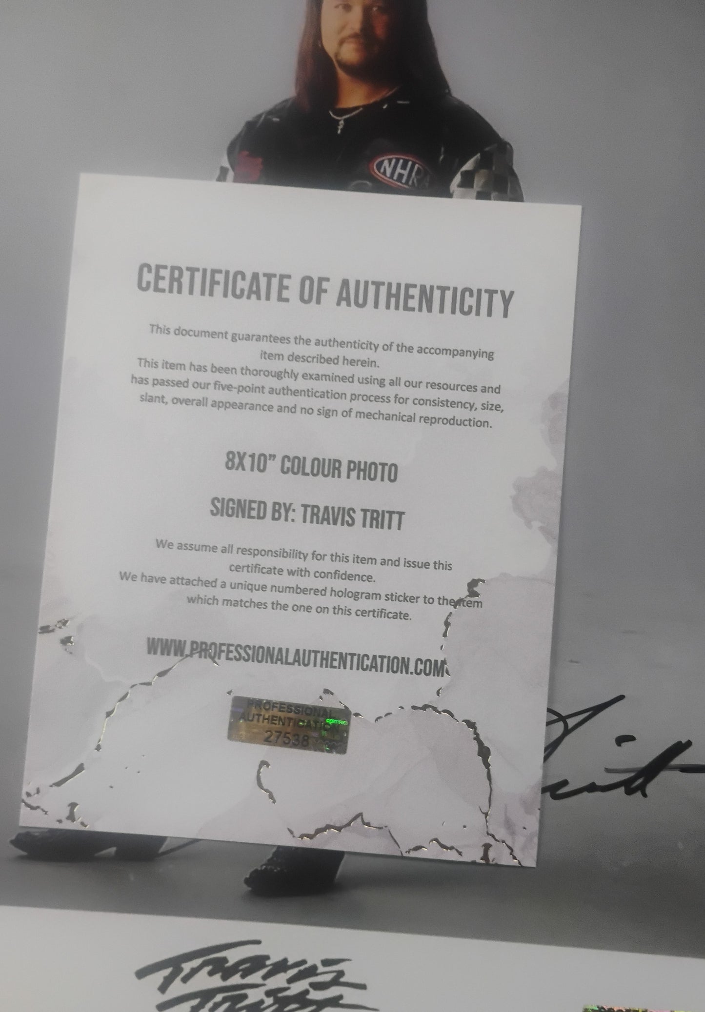 Travis Tritt Hand Signed Autograph 8x10 Photo COA