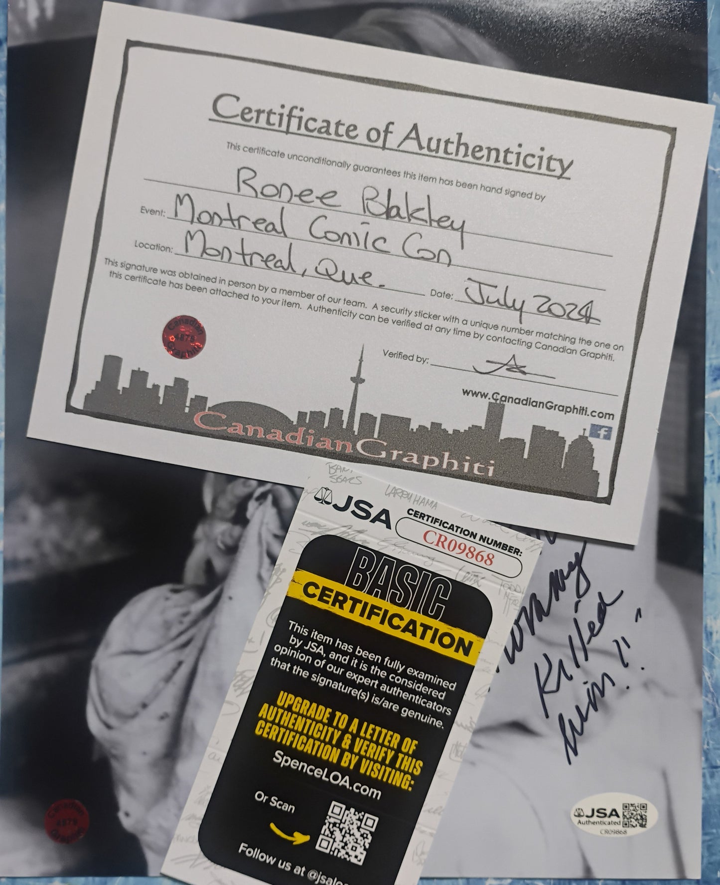 Ronee Blakley Hand Signed Autograph 8x10 Photo JSA COA Nightmare On Elm Street