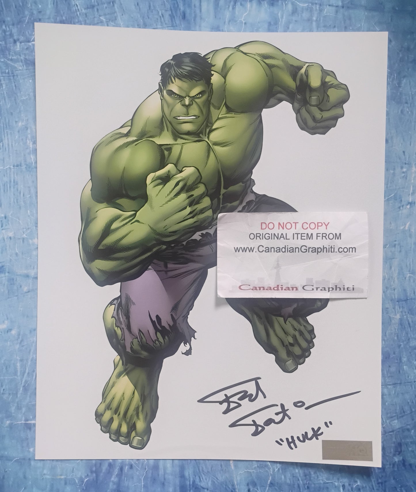 Fred Tatasciore Hand Signed Autograph 8x10 Photo COA Incredible Hulk