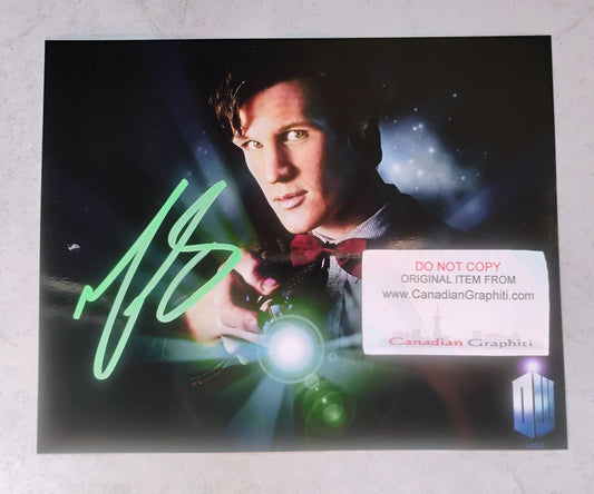 Matt Smith Hand Signed Autograph 8x10 Photo COA Doctor Who