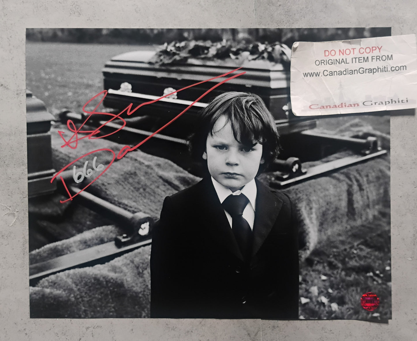 Harvey Stephens Hand Signed Autograph 8x10 Photo COA The Omen