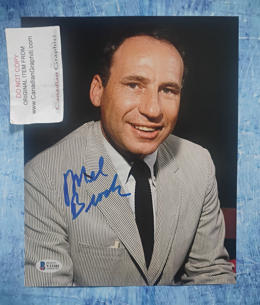 Mel Brooks Hand Signed Autograph 8x10 Photo BAS COA