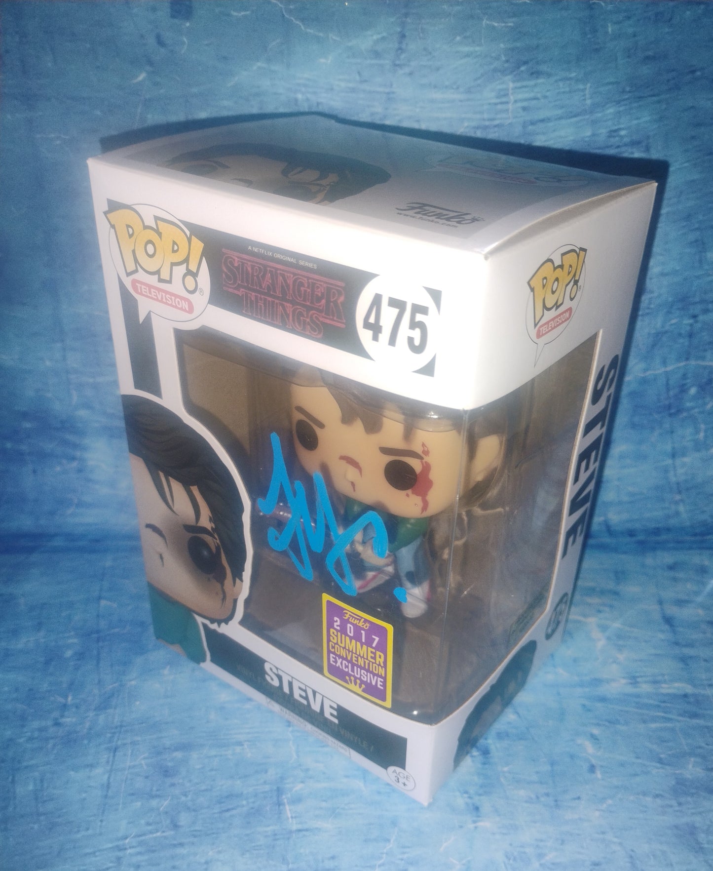 Joe Keery Hand Signed Autograph Stranger Things Funko Pop COA