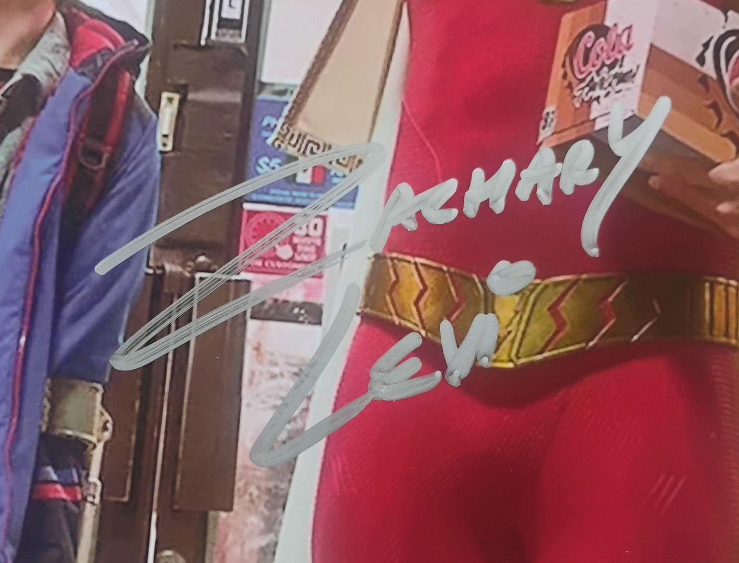 Zachary Levi Hand Signed Autograph 8x10 Photo COA Shazam