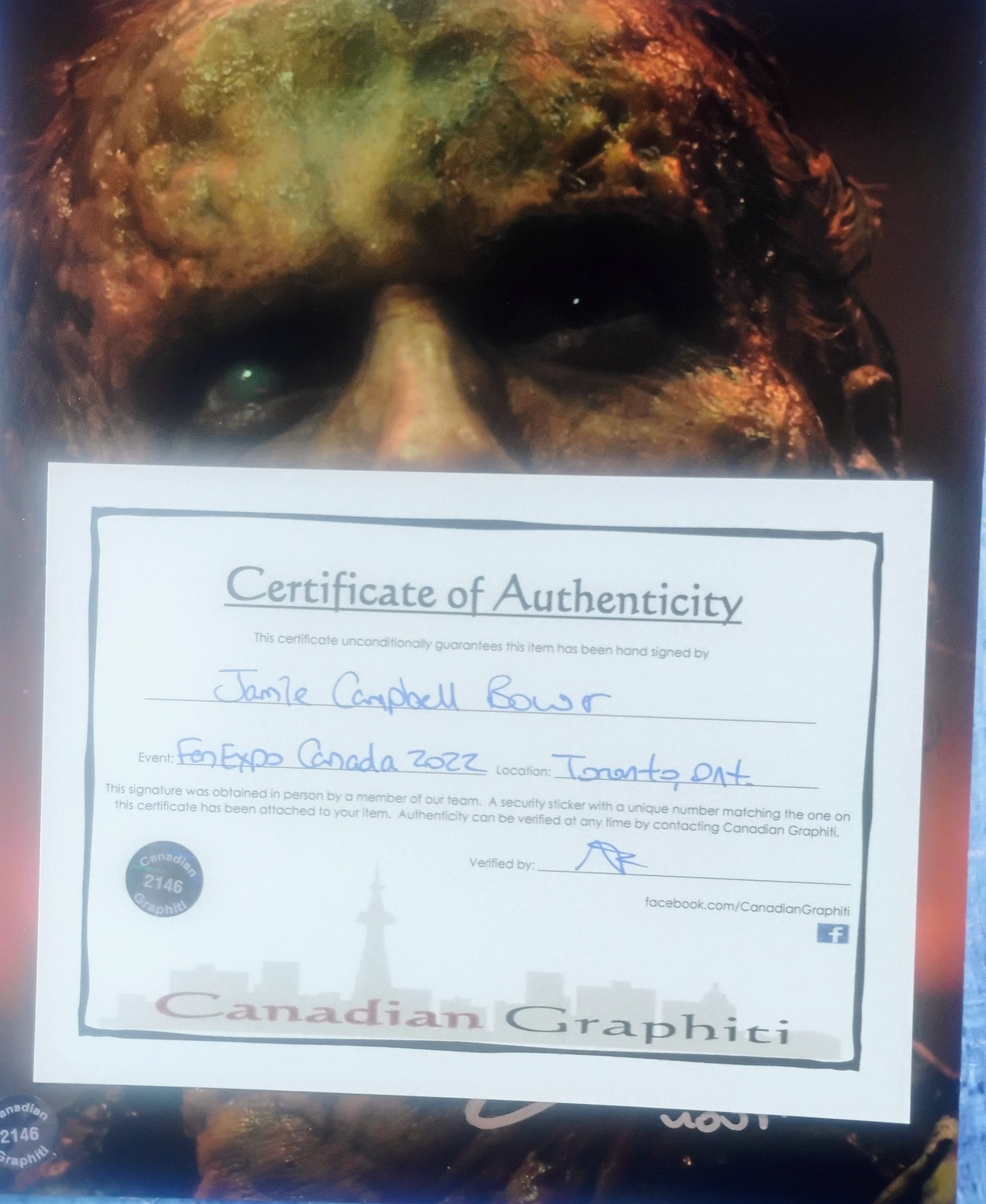 Jamie Campbell Bower Hand Signed Autograph 8x10 Photo COA Stranger Things