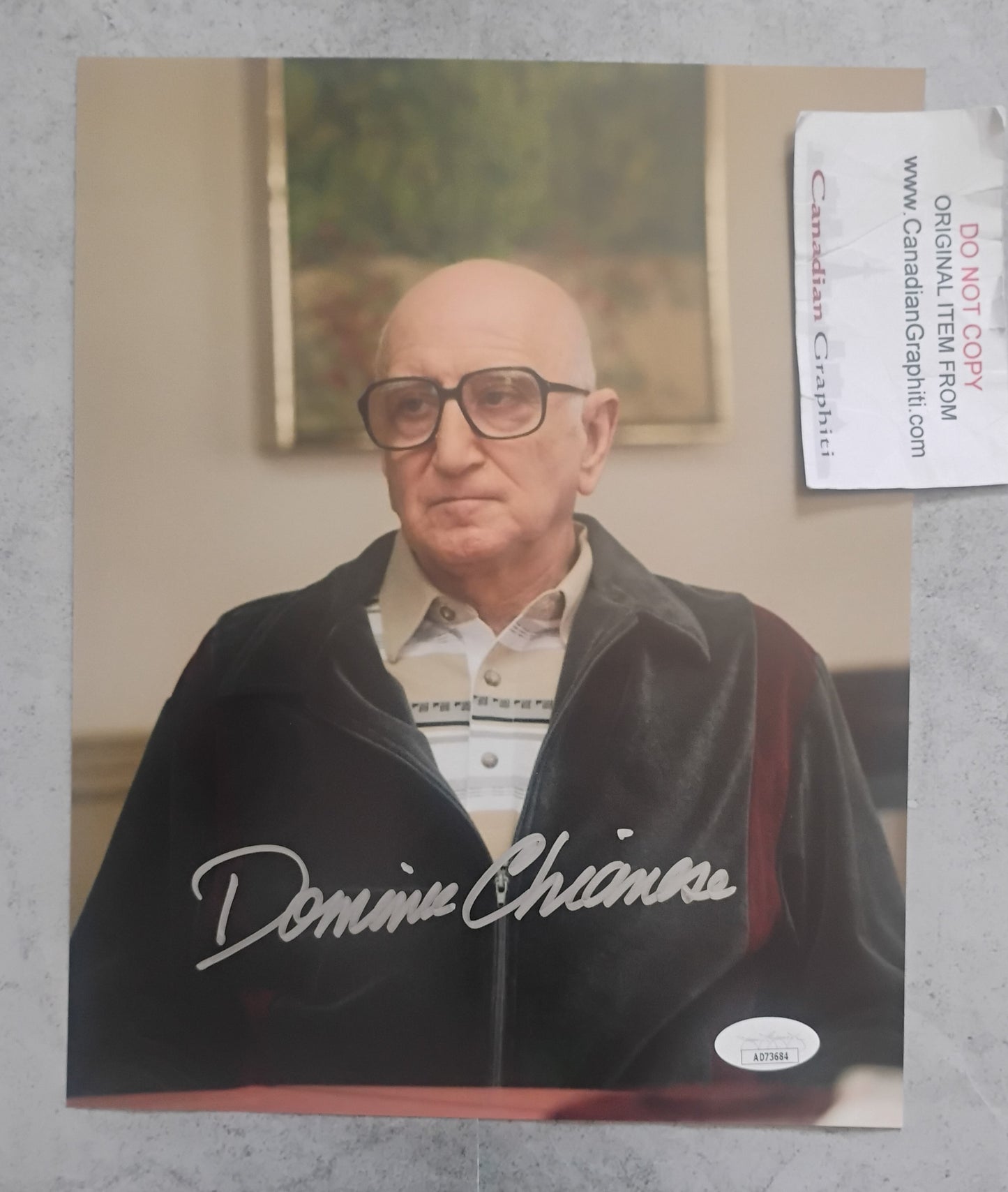 Dominic Chianese Hand Signed Autograph 8x10 Photo JSA COA The Sopranos