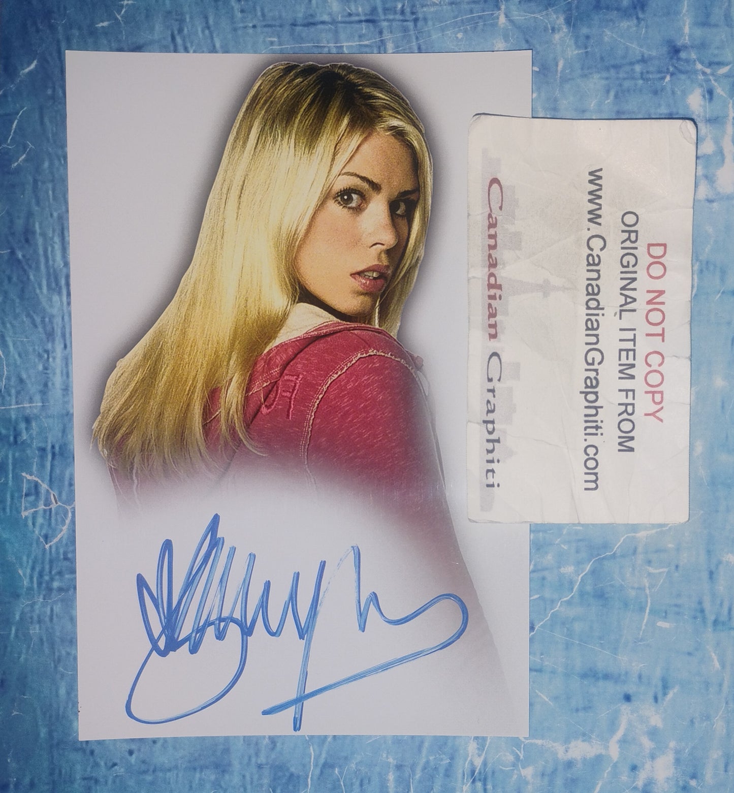 Billie Piper Hand Signed Autograph Photo COA Doctor Who