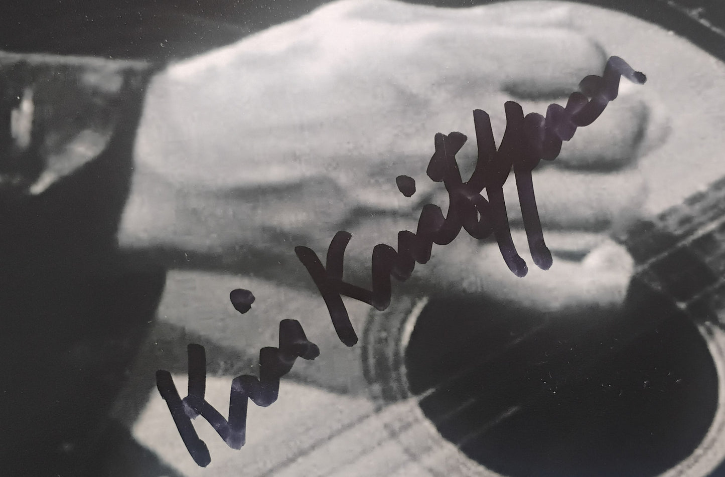 Kris Kristofferson Hand Signed Autograph 8x10 Photo BAS COA