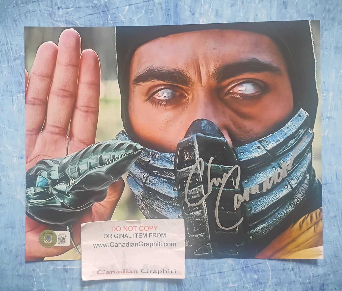 Chris Casamassa Hand Signed Autograph 8x10 Photo BAS COA Mortal Kombat