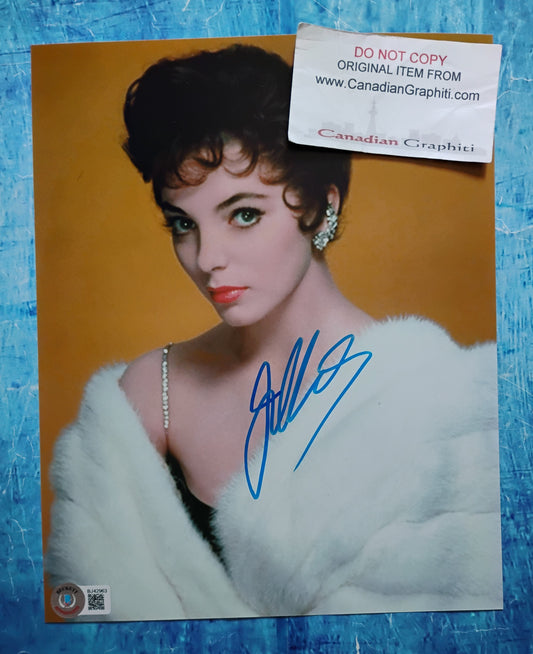 Joan Collins Hand Signed Autograph 8x10 Photo BAS COA