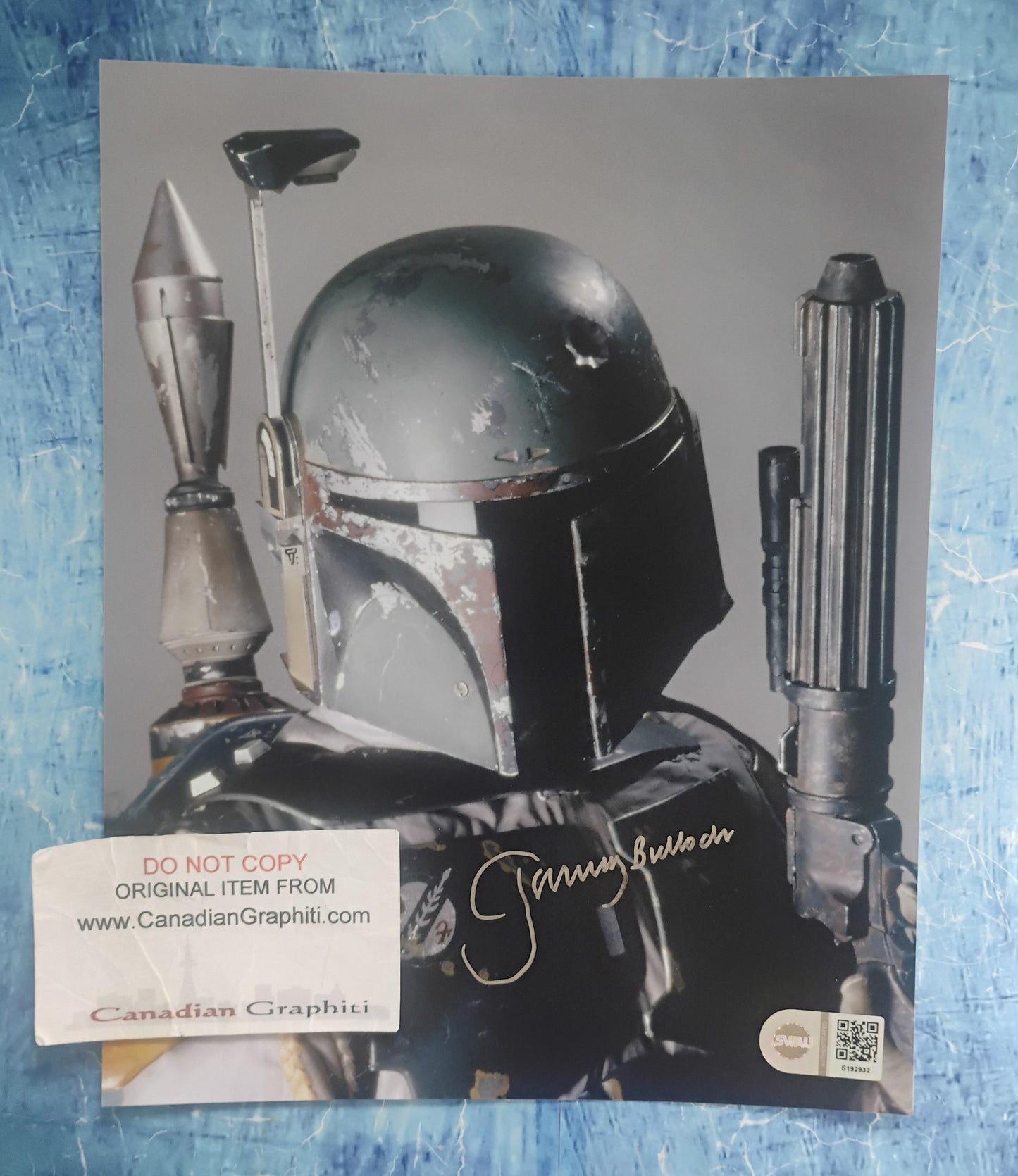 Jeremy Bulloch Hand Signed Autograph 8x10 Photo SWAU COA Star Wars