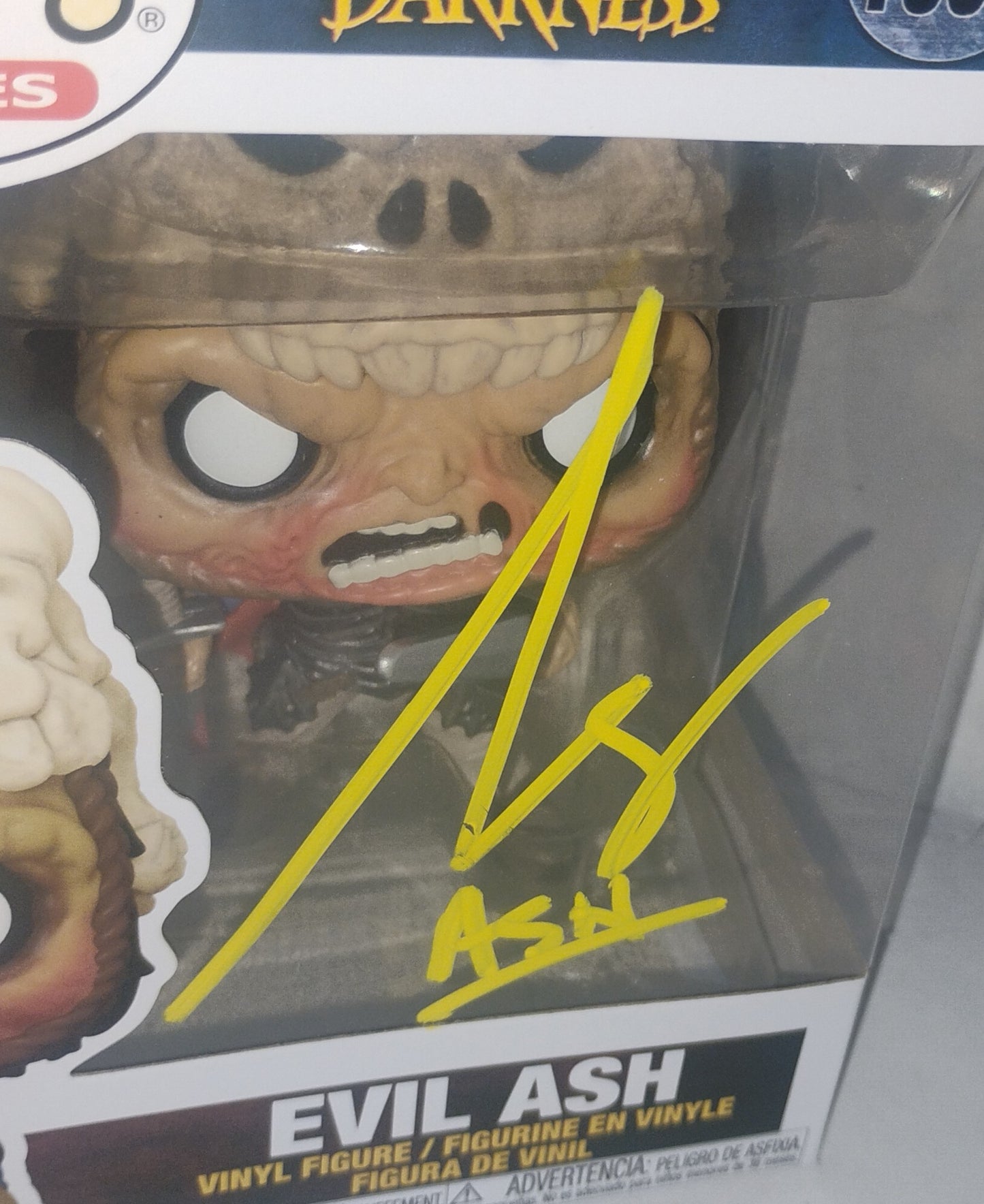 Bruce Campbell Hand Signed Autograph Evil Ash Funko Pop COA Army Of Darkness