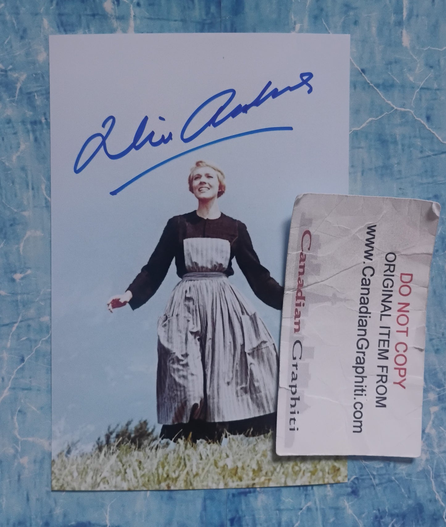 Julie Andrews Hand Signed Autograph Photo COA The Sound Of Music
