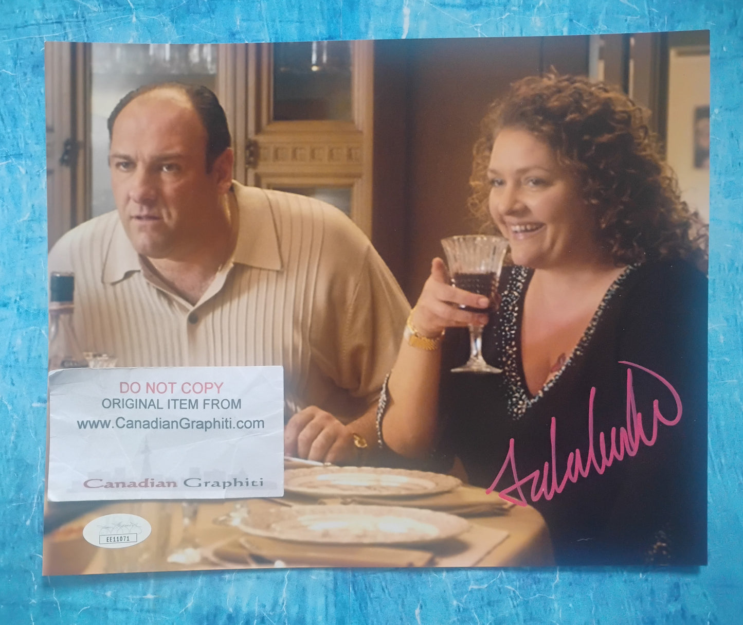 Aida Turturro Hand Signed Autograph 8x10 Photo JSA COA Sopranos