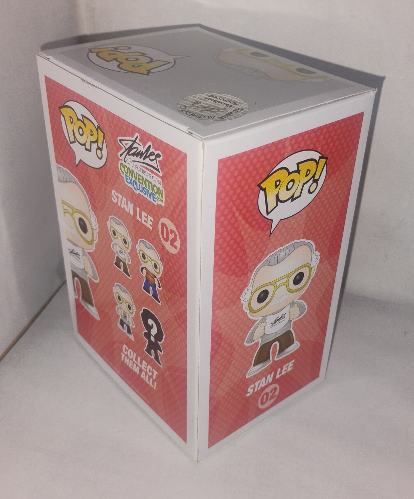 Stan Lee Hand Signed Autograph Fan Expo Canada Exclusive Funko Pop COA