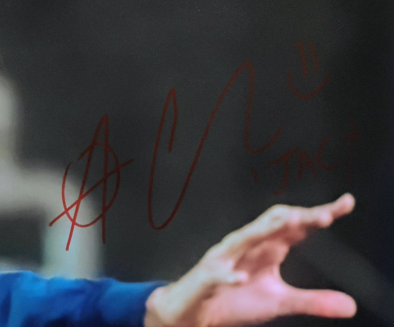 Alexander Calvert Hand Signed Autograph 8x10 Photo COA Supernatural