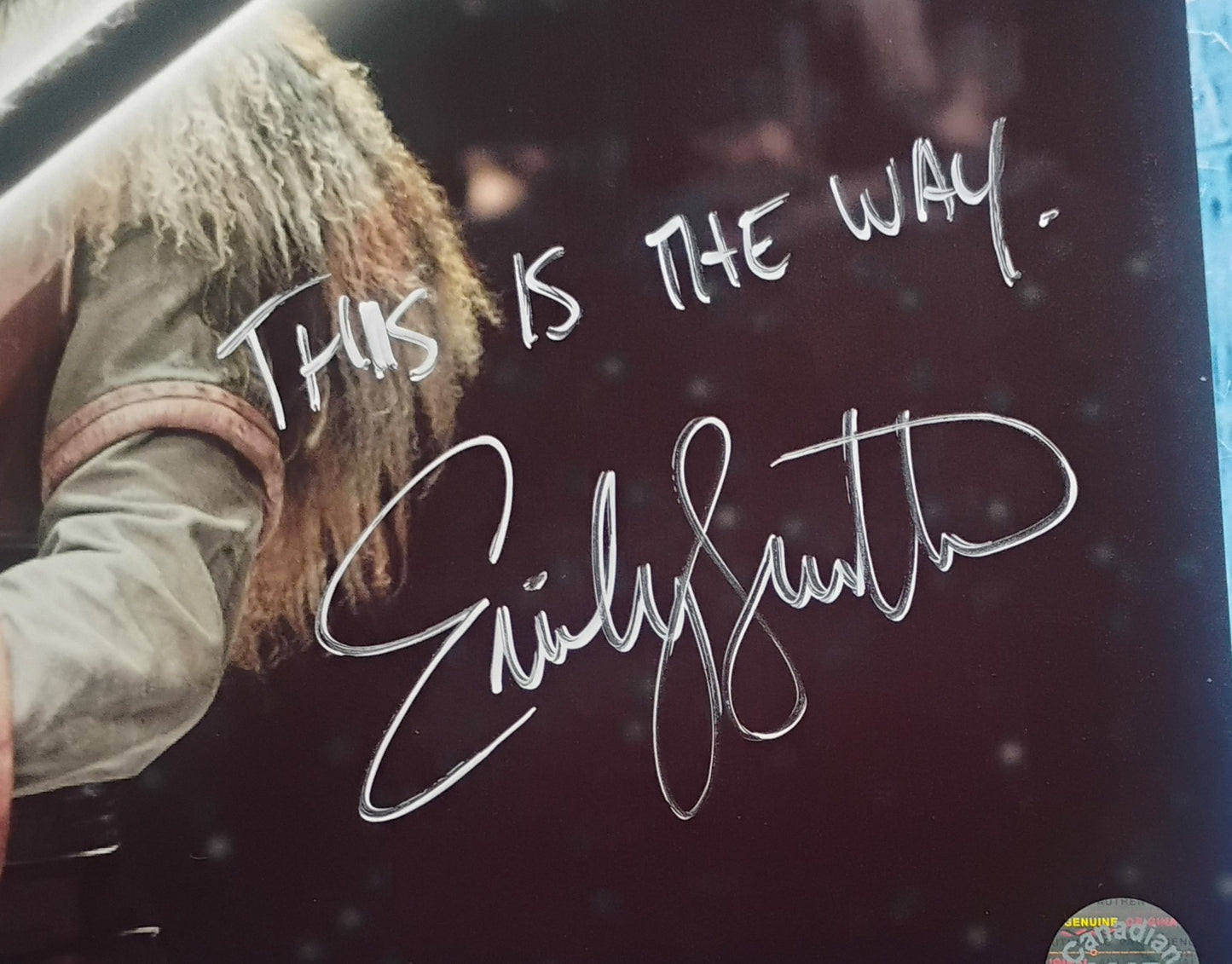 Emily Swallow Hand Signed Autograph 8x10 Photo JSA COA The Mandalorian