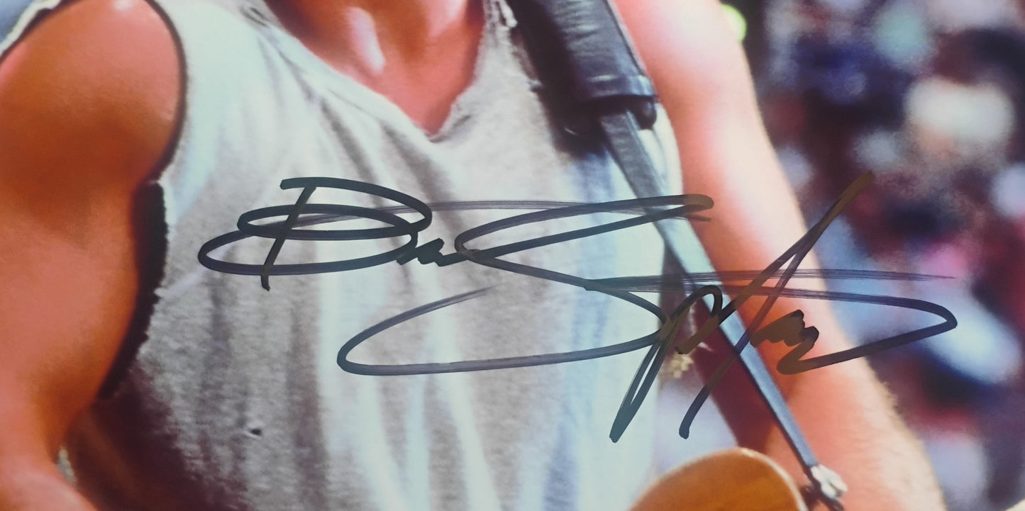 Bruce Spingsteen Hand Signed Autograph 8x10 Photo COA