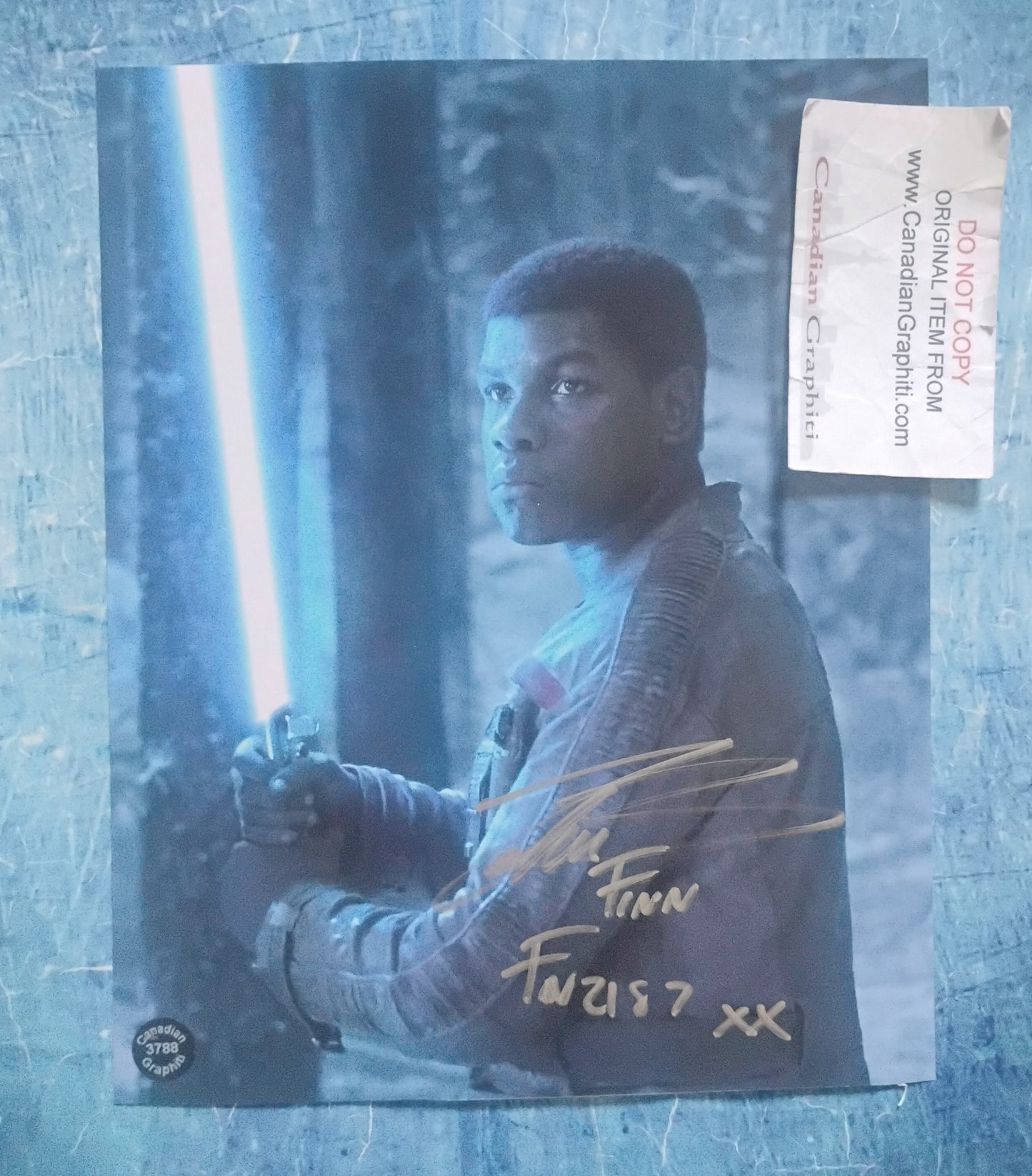 John Boyega Hand Signed Autograph 8x10 Photo COA Star Wars