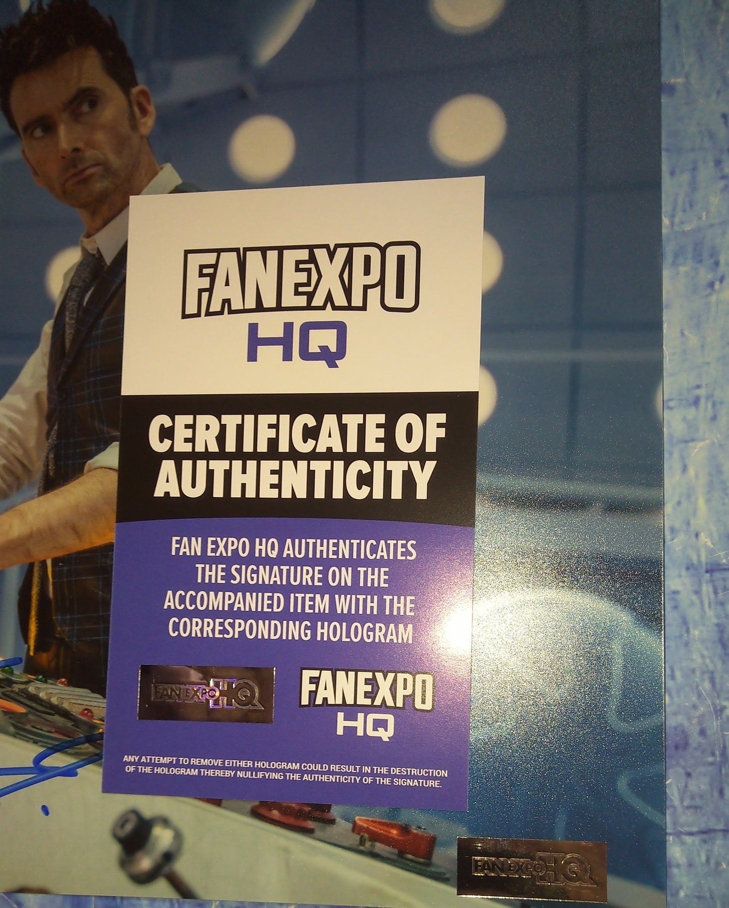 David Tennant Hand Signed Autograph 8x10 Photo COA Doctor Who