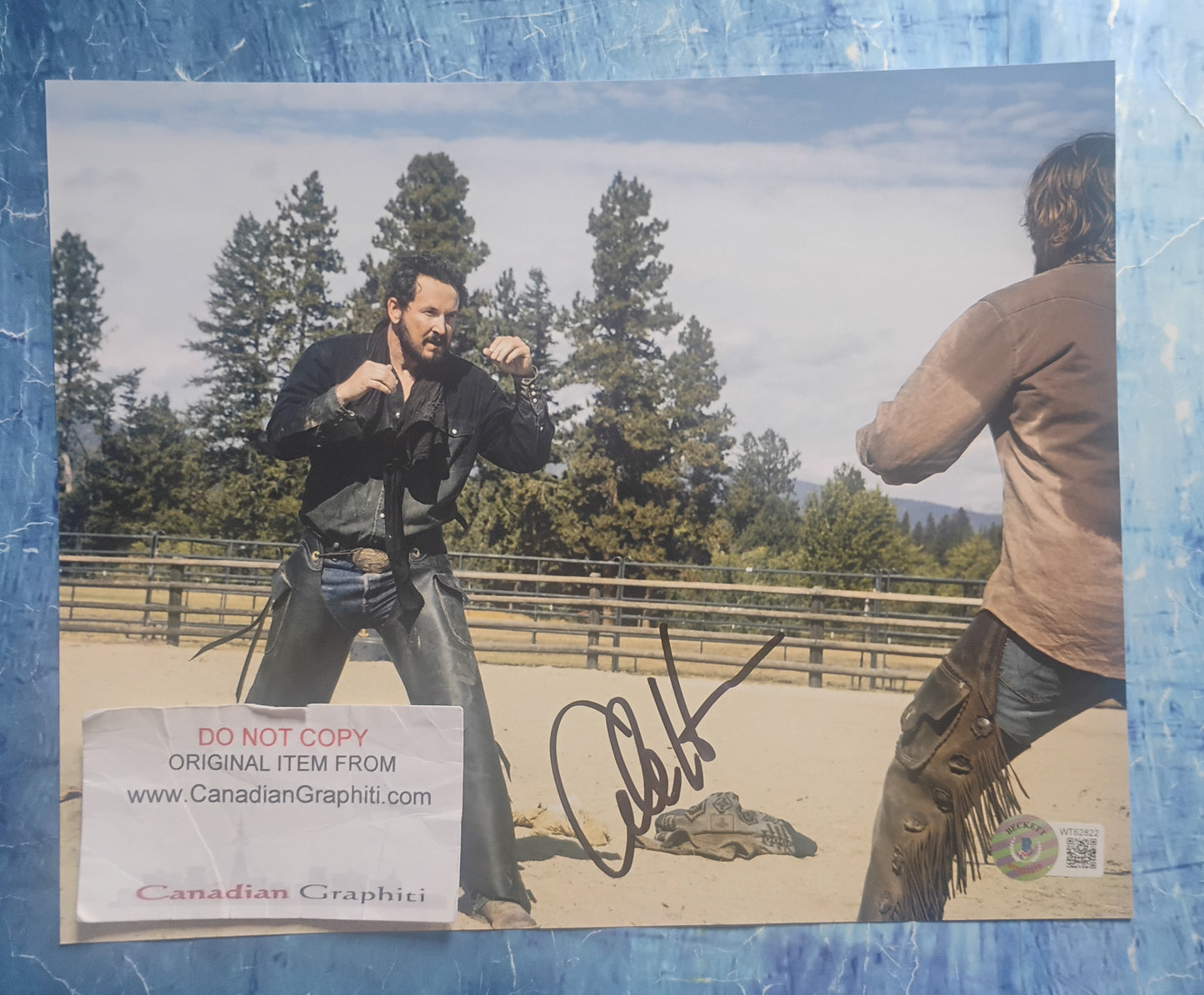 Cole Hauser Hand Signed Autograph 8x10 Photo BAS COA Yellowstone