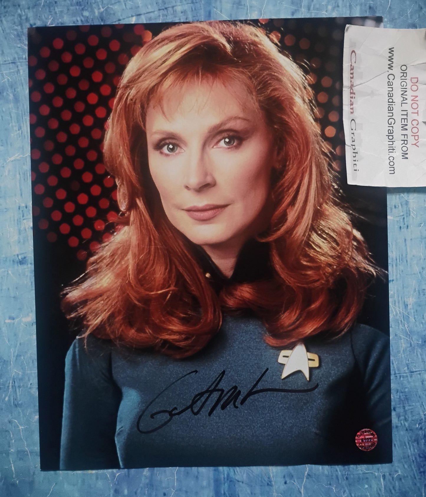 Gates McFadden Hand Signed Autograph 8x10 Photo COA Star Trek