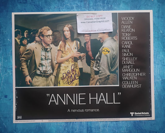 Woody Allen Hand Signed Autograph 11x14 Photo JSA COA