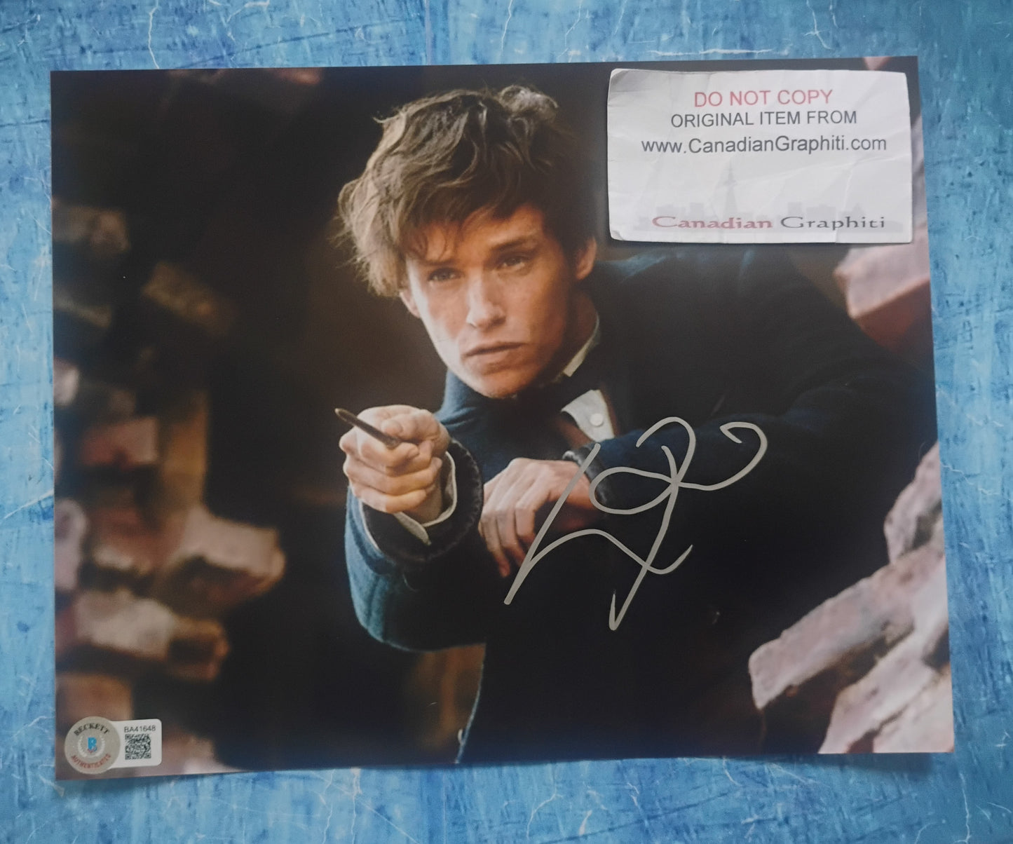 Eddie Redmayne Hand Signed Autograph 8x10 Photo BAS COA Fantastic Beasts