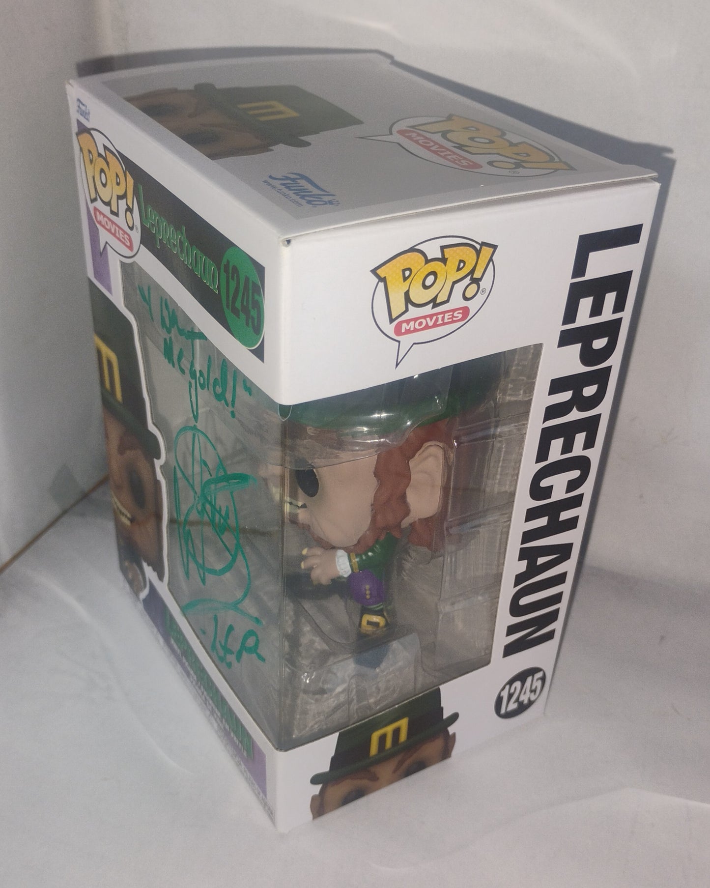 Warwick Davis Hand Signed Autograph Leprechaun Funko Pop COA