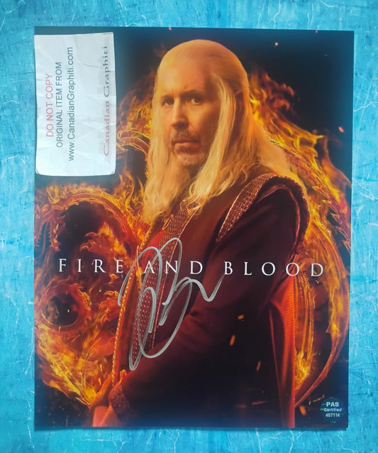Paddy Considine Hand Signed Autograph 8x10 Photo COA House Of The Dragon